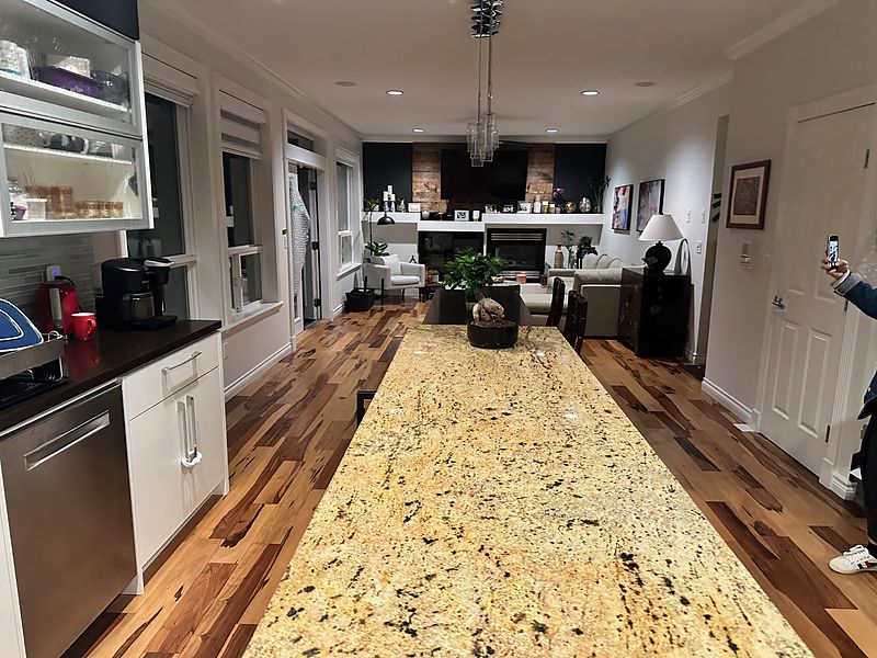 Family home, kitchen island