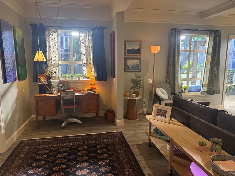Family apartment, office nook