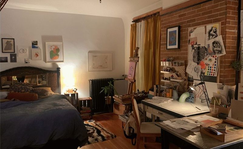 Noa's apartment, bedroom