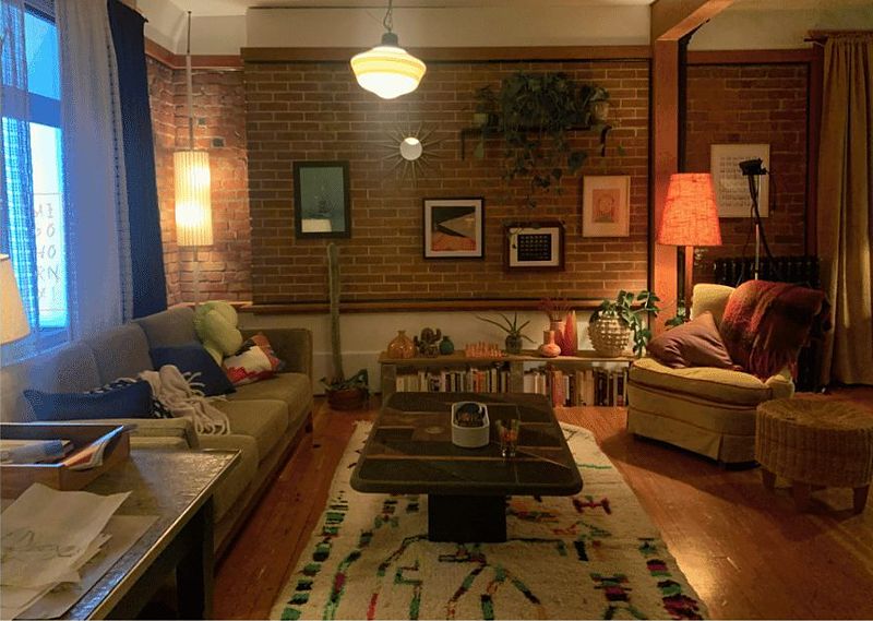 Noa's apartment, living room