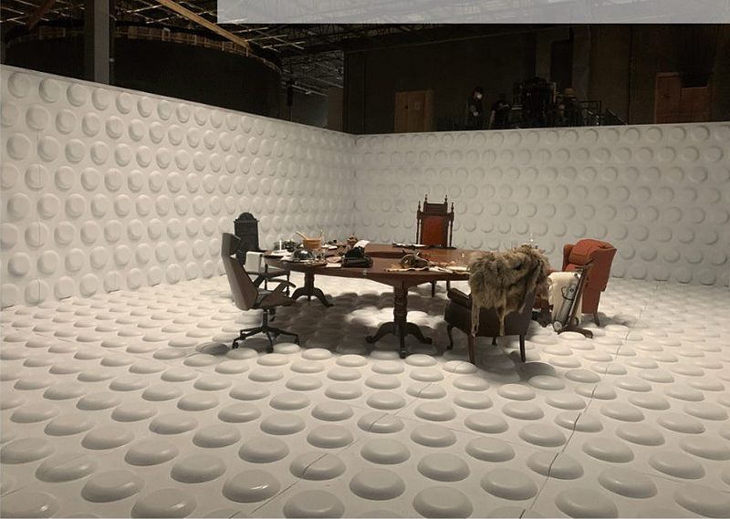 The room, stylised montage build