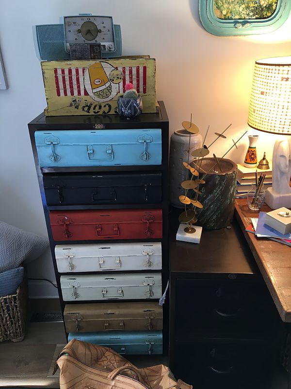 Clare's room, desk