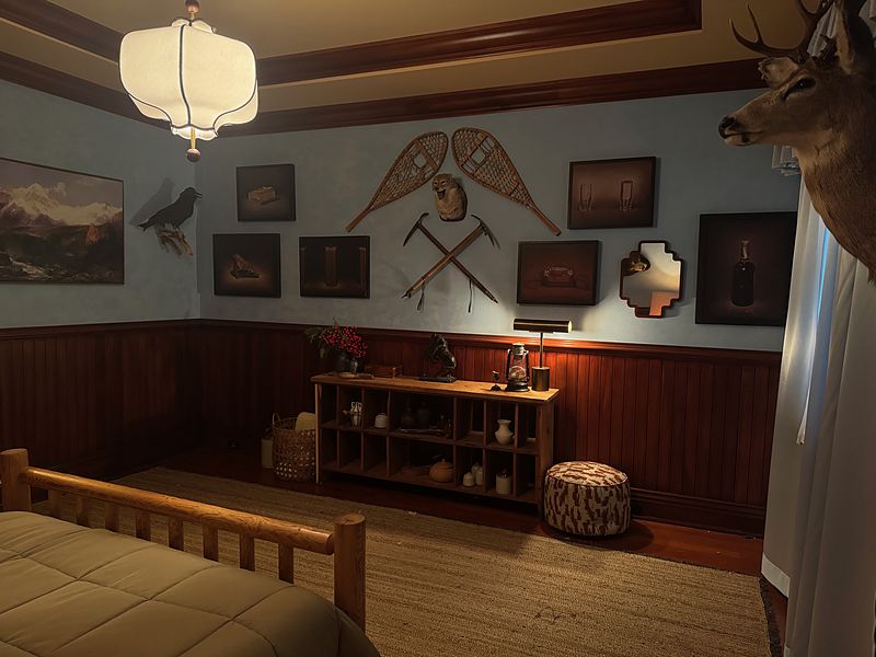 Chris & Holly's Room, trophy wall